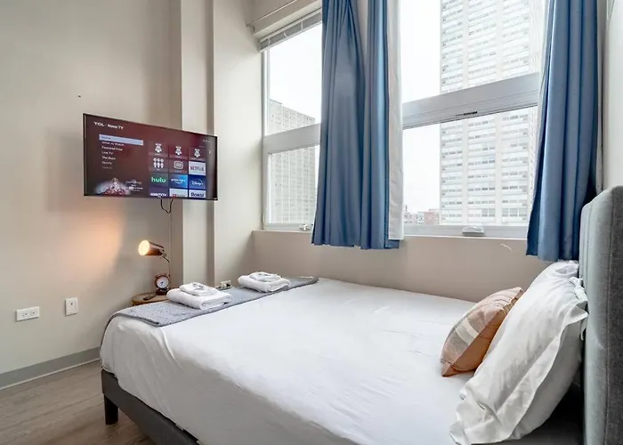 Apartment South Loop 2br Retreat Near Grant Park, Soldier Field, Adler Planetarium & Columbia College *